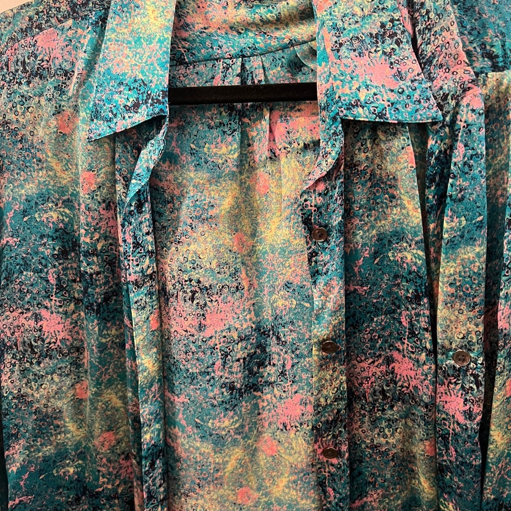 Adam Lippes Multicolor Silk Shirt